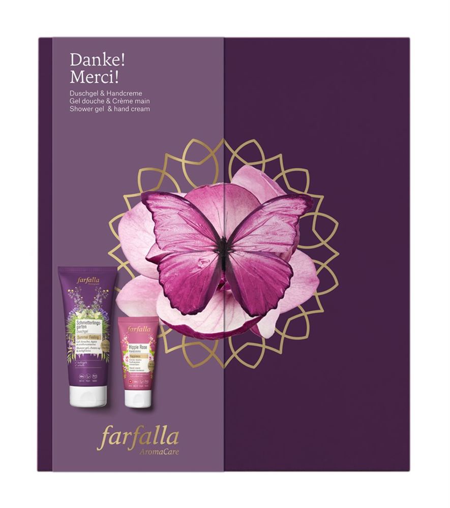 Farfalla Danke Merci Körperpflege-Set