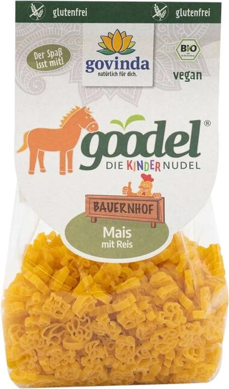 DrogerieMarkt24 - DrogerieMarkt24 GOVINDA Kindernudel Bauernhof Goodel glutenfrei 250 g - DrogerieMarkt24