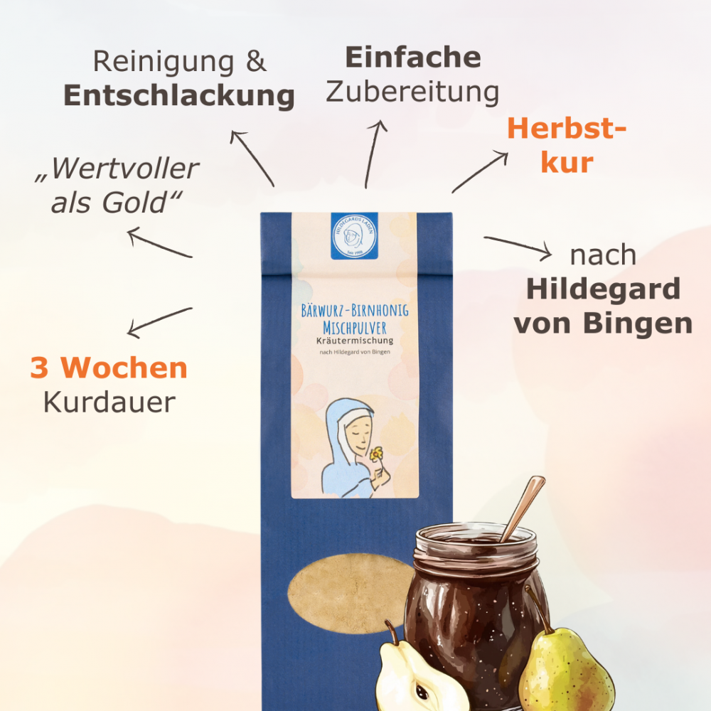 Hildegards Laden - Bärwurz-Birnhonig Mischpulver 70 g
