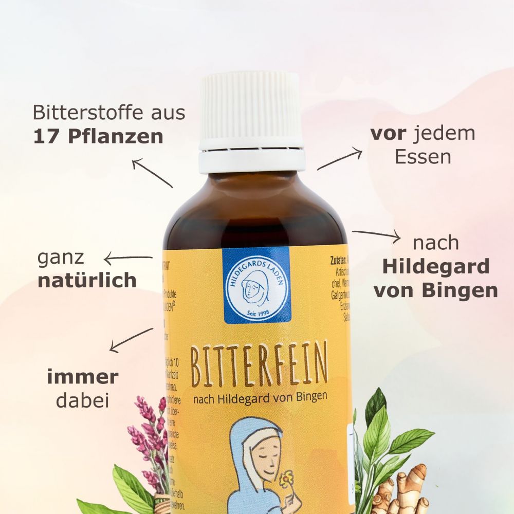 Hildegards Laden - Bitterfein - Kräuterbitter-Tropfen 50ml