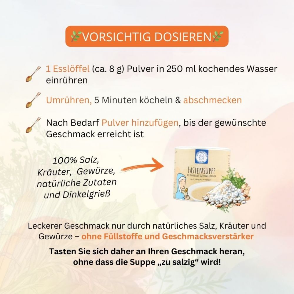 HILDEGARD VON BINGEN - Fastensuppe (350 g)