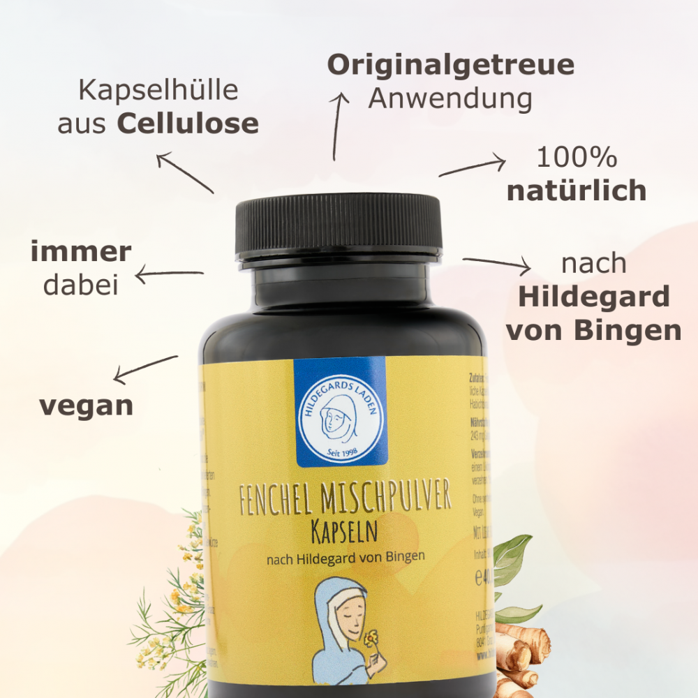 Hildegards Laden - Fenchel Mischpulver Kapseln 90 Stk.