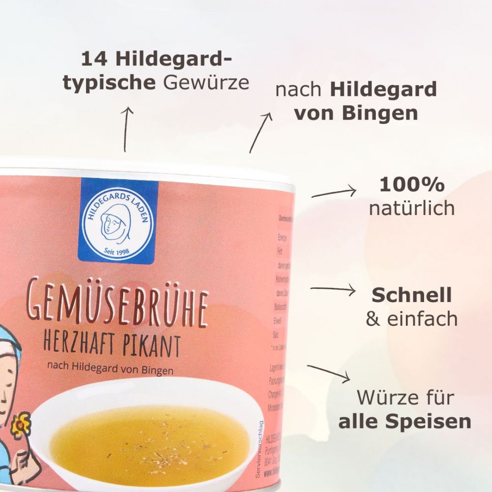 HILDEGARDS LADEN Gemüsebrühe herzhaft pikant 380 g