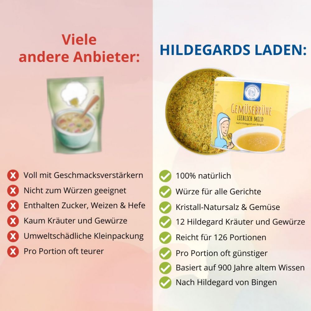Hildegards Laden - Gemüsebrühe lieblich mild 380g