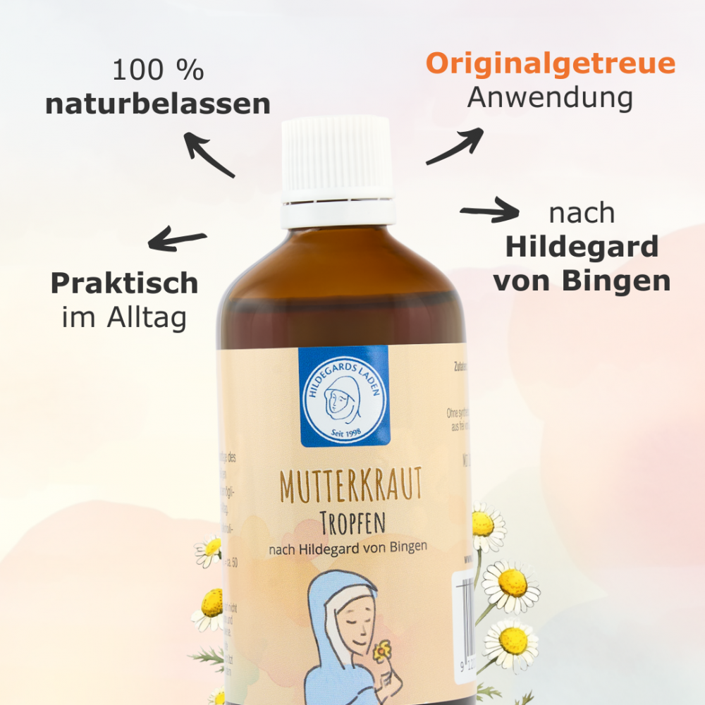 Hildegards Laden - Mutterkraut Tropfen 100ml
