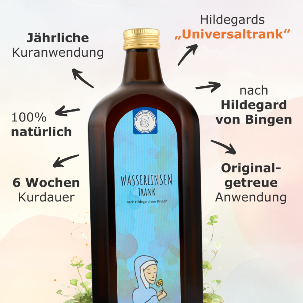 Hildegard von Bingen - Wasserlinsen Trank 500ml