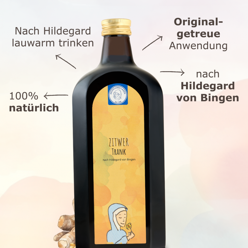 HILDEGARD VON BINGEN - Zitwer Trank (500 ml)