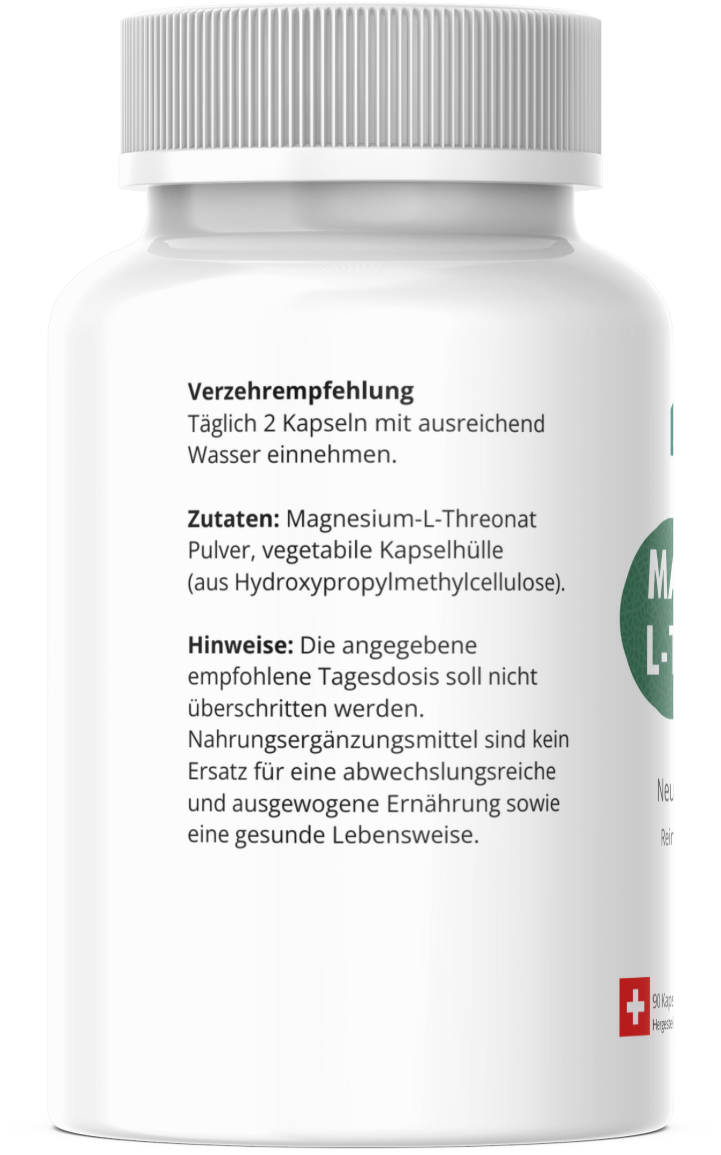 NATURFABRIK Magnesium-L-Threonat Kapseln 90 Stück