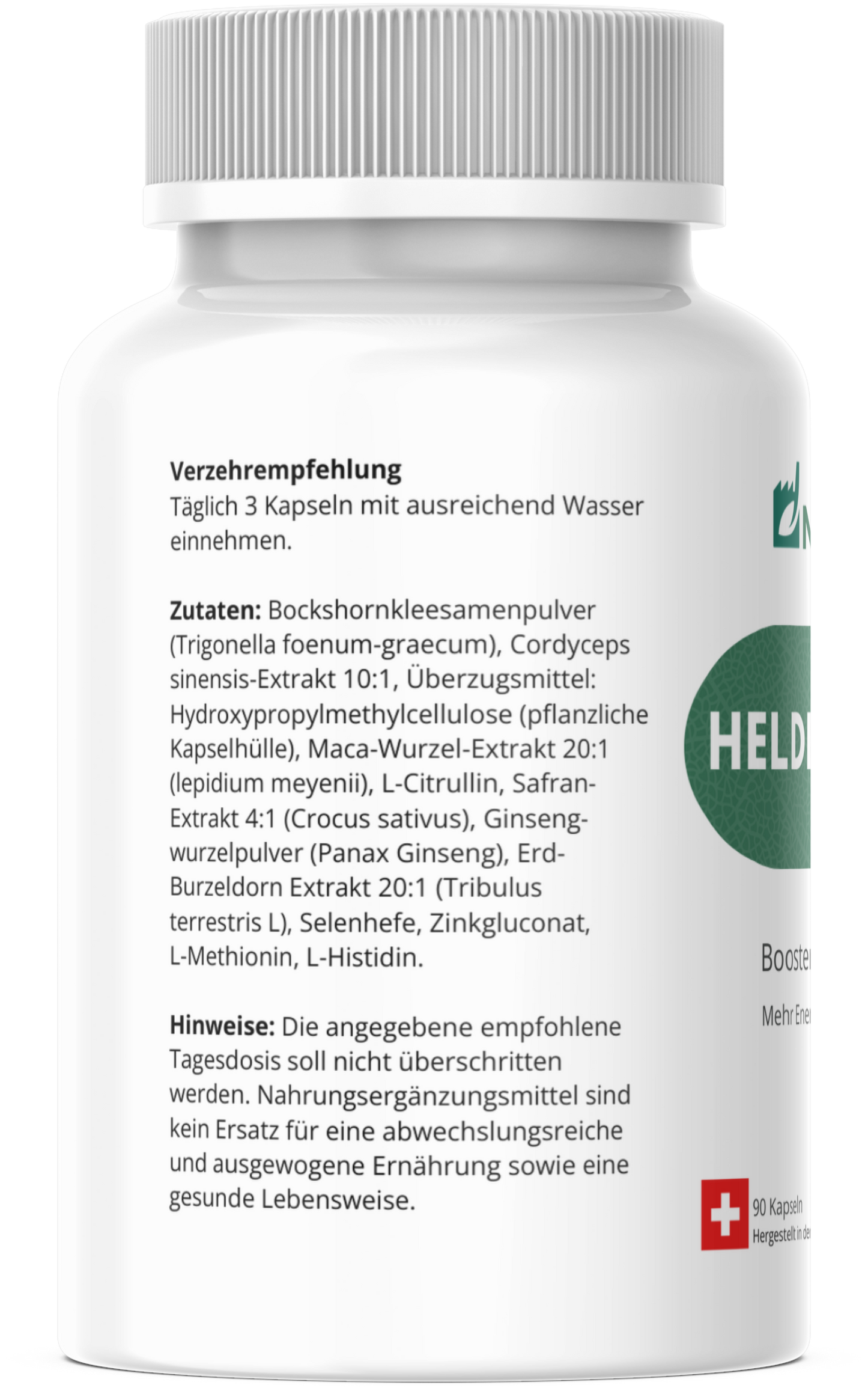 NATURFABRIK Heldenkraft 90 Kapseln