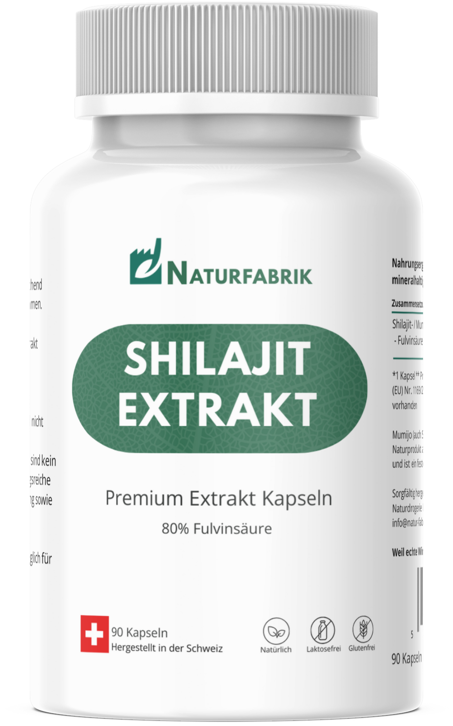 NATURFABRIK Shilajit Mumijo Extrakt Kapseln 90 Stk