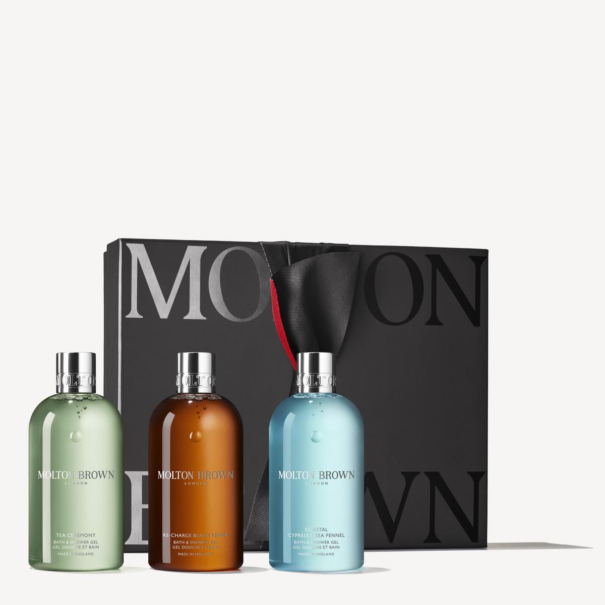 Molton Brown Woody Fresh Body Care Collection, 3 × 300 ml