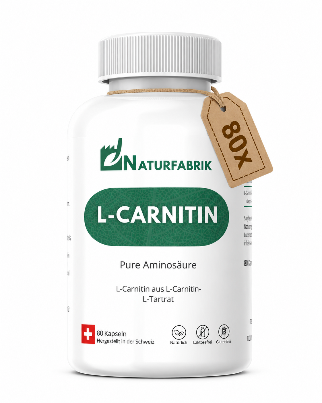 NATURFABRIK L-Carnitin 80 Kapseln
