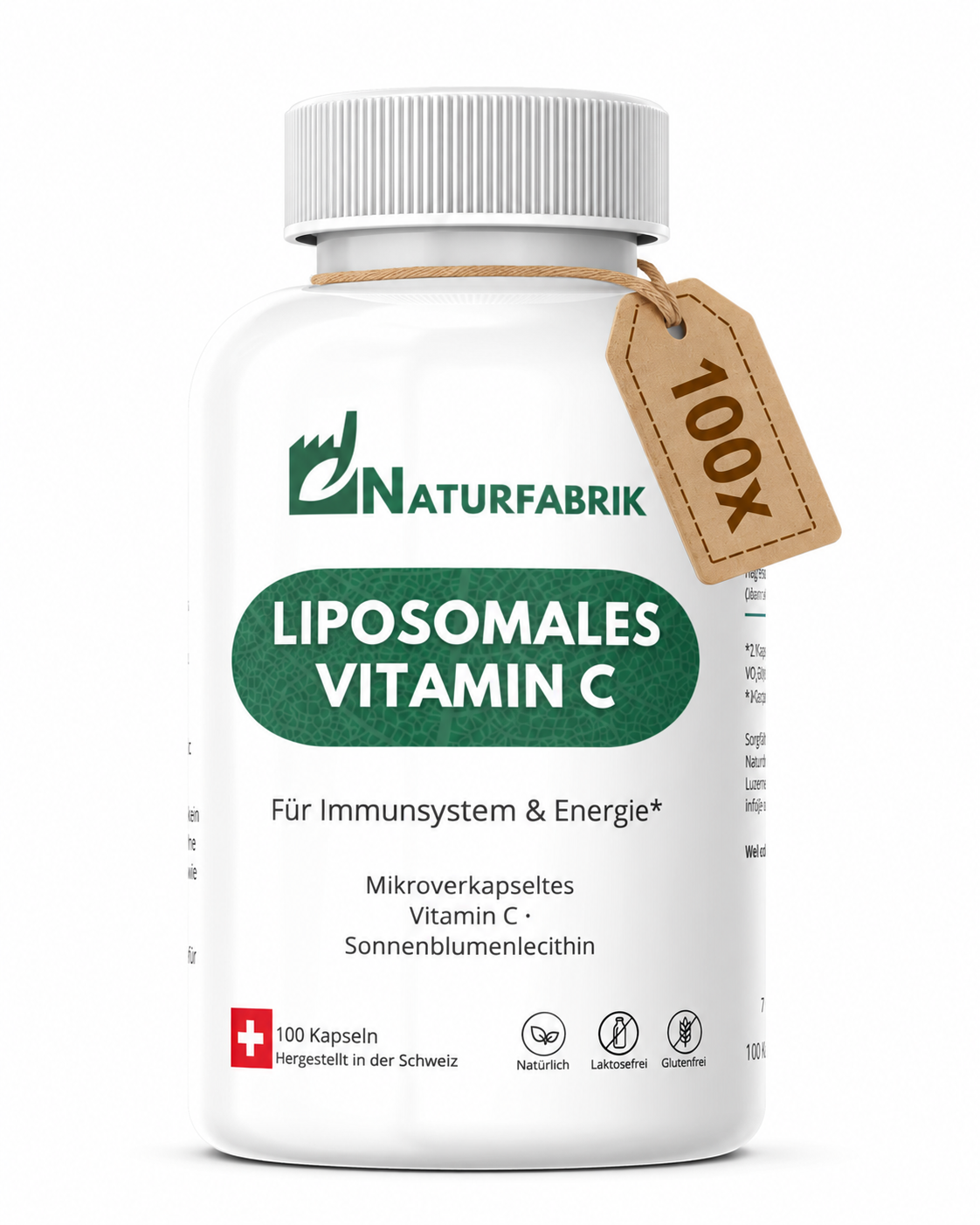 NATURFABRIK Liposomales Vitamin C 100 Kapseln