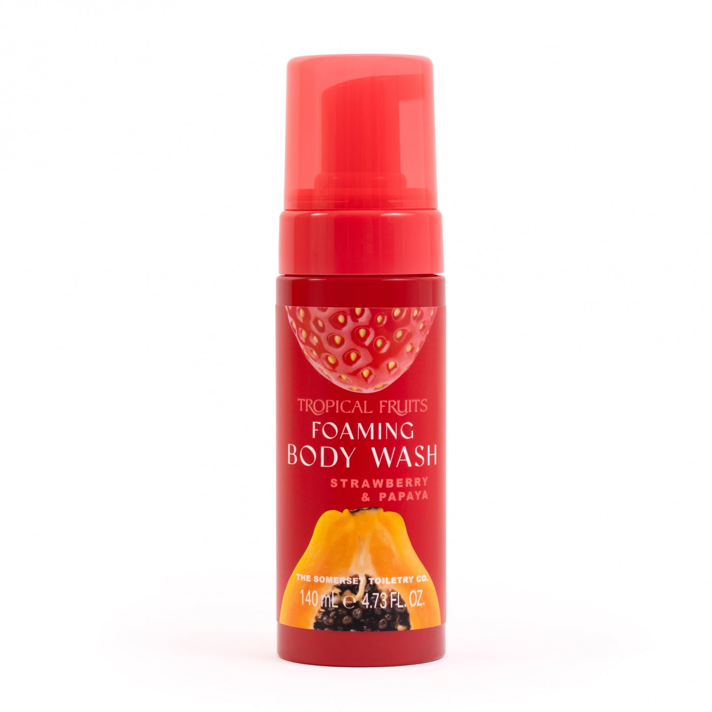 The Somerset Body Foaming Body Wash - Erdbeer & Papaya 140ml