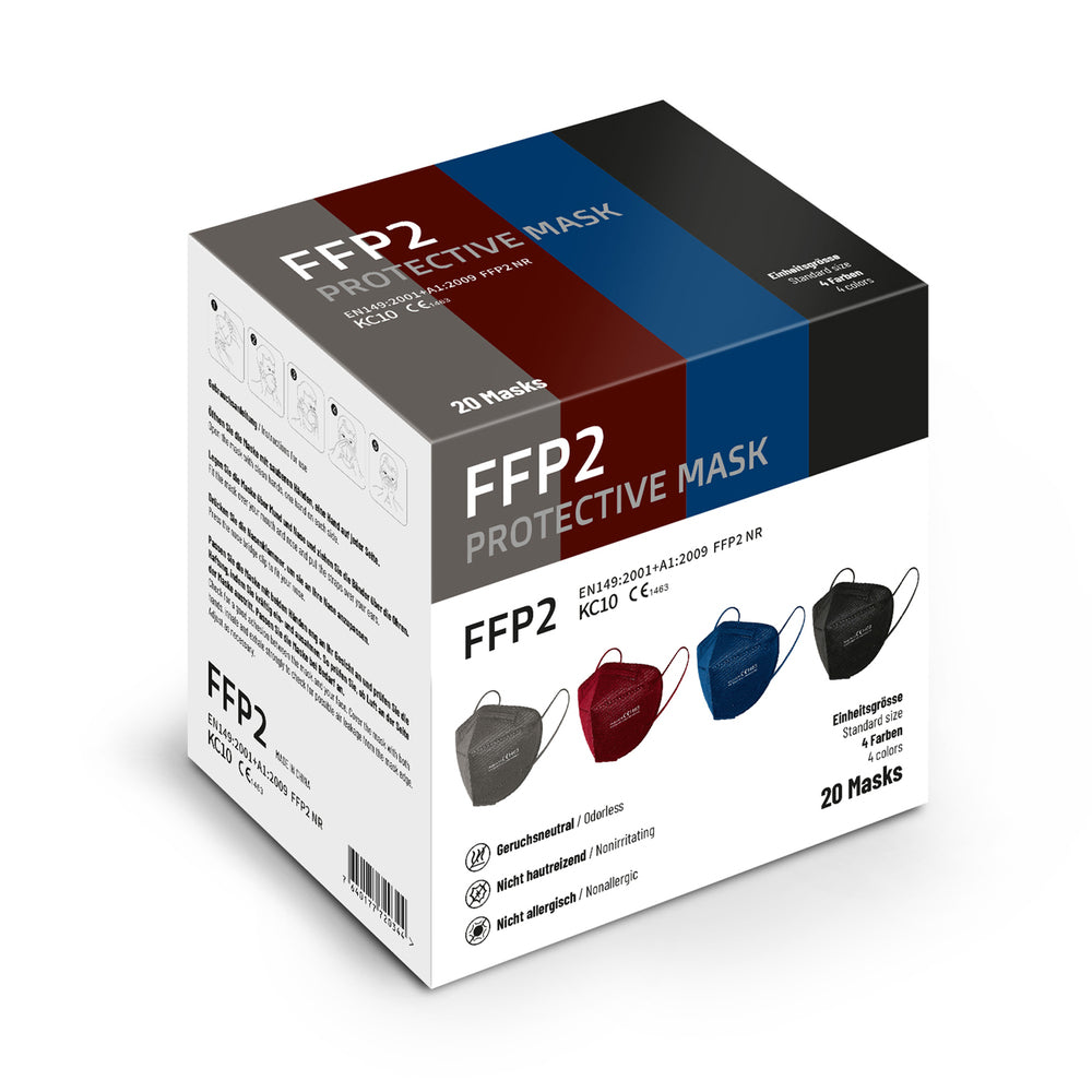 PANDEMIE Osiris Mixed Mask Dark FFP2, Mundschutzmasken