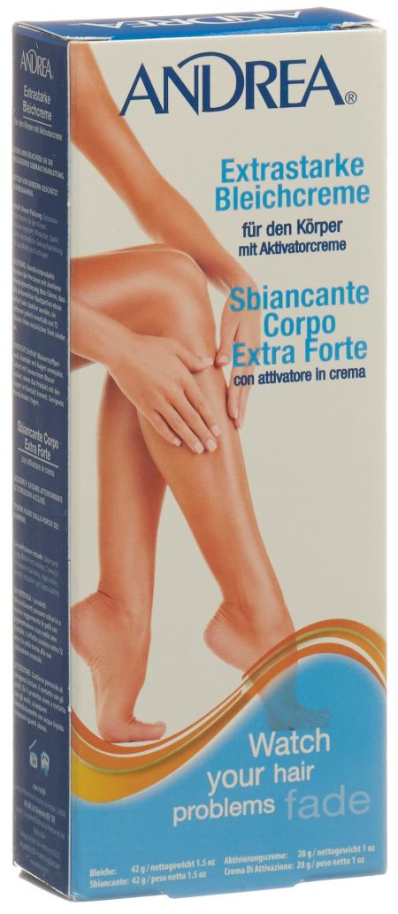 ANDREA Creme bleach Körper extra strong 2 Tb 42 g