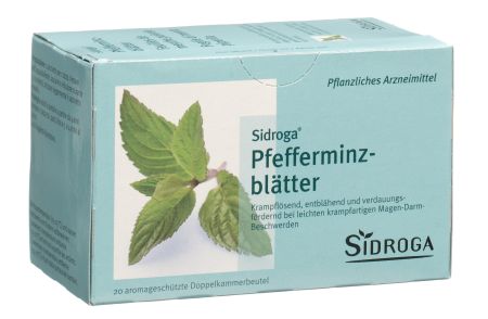 SIDROGA Pfefferminzblätter 20 Btl 1.5 g