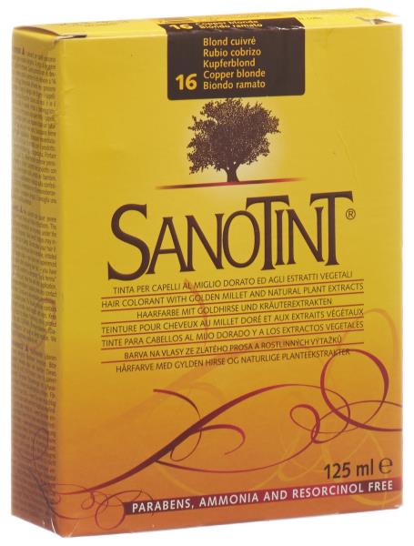 SANOTINT Haarfarbe 16 kupferblond