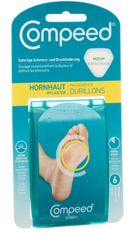 COMPEED Hornhautpflaster M 6 Stk