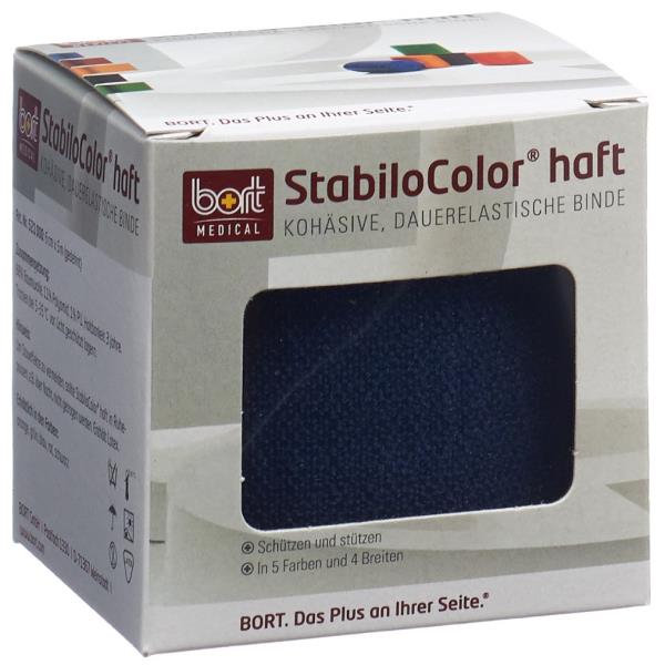 BORT STABILO COLOR Binde 6cmx5m kohesiv blau