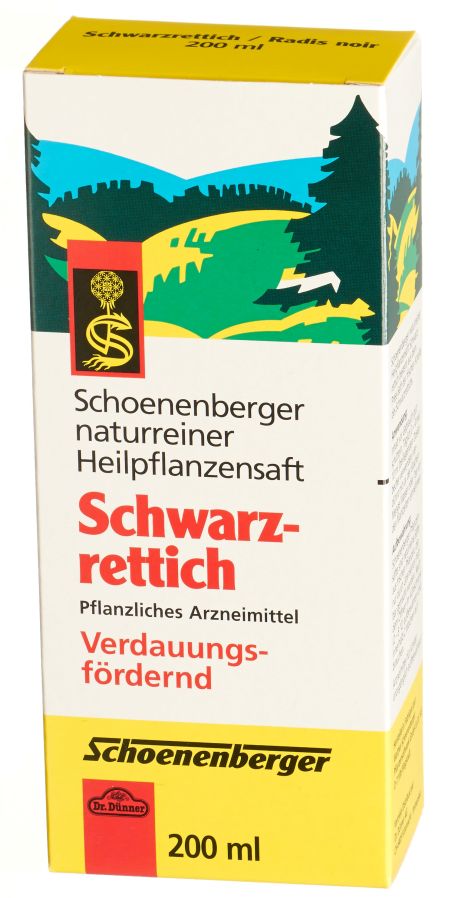 SCHOENENBERGER Schwarzrett Heilpflanzensaft 200 ml
