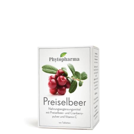 PHYTOPHARMA Preiselbeer Tabl 120 Stk