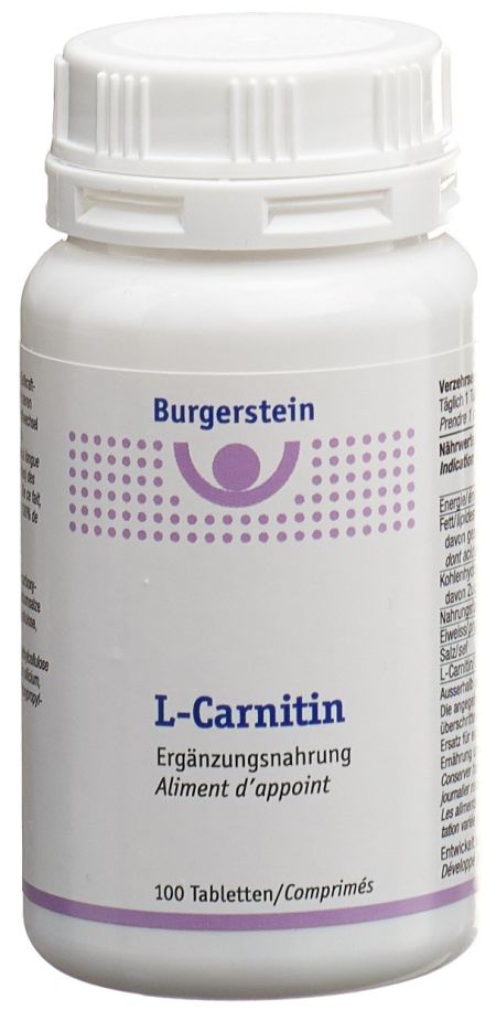 BURGERSTEIN L-Carnitin Tabl Ds 100 Stk