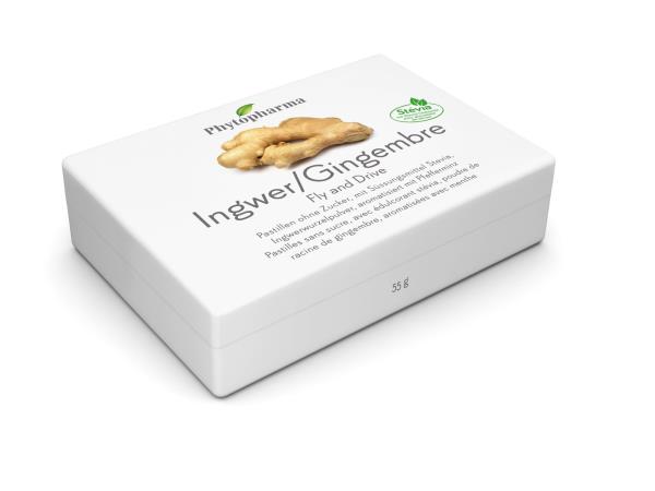 PHYTOPHARMA Ingwer Fly & Drive Pastillen 40 Stk