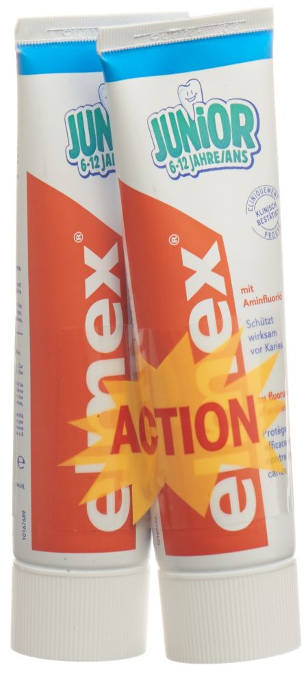 ELMEX JUNIOR Zahnpasta Duo 2 x 75 ml