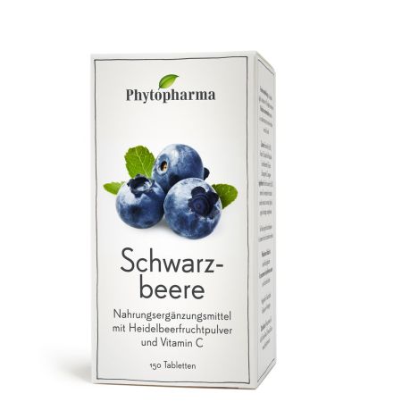 DrogerieMarkt24 - DrogerieMarkt24 PHYTOPHARMA Schwarzbeere Tabl 150 Stk - DrogerieMarkt24