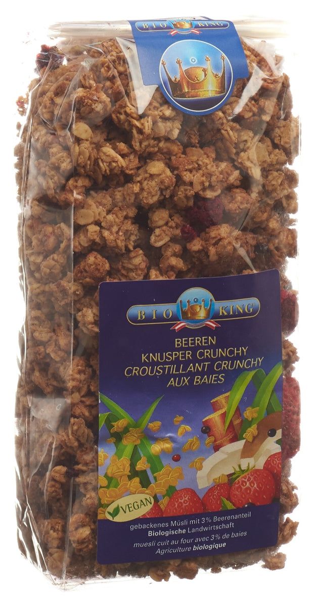 DrogerieMarkt24 - DrogerieMarkt24 BIO KING Beeren Knusper Crunchy Mueesli 375 g - Burgerstein