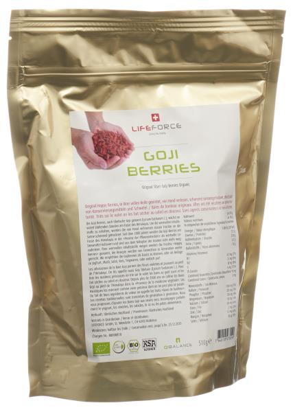 QIBALANCE Goji Berries getrocknet Bio Btl 510 g