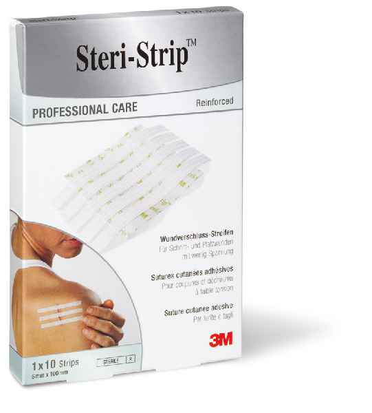 3M STERI STRIP 6x100mm weiss verstärkt 10 Stk
