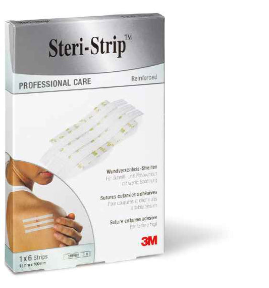 3M STERI STRIP 12x100mm weiss verstärkt 6 Stk