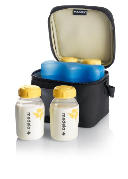 MEDELA Kühltasche m 4 Milchflaschen 1 Kühlelement