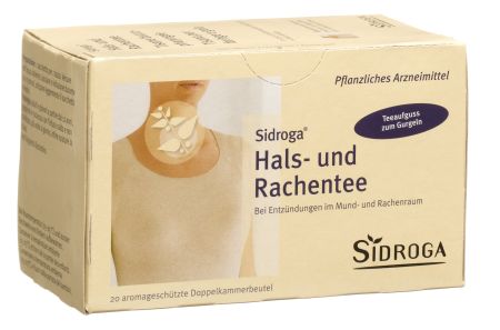 SIDROGA Hals- und Rachentee 20 Btl 2.5 g
