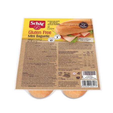 SCHÄR Mini-Baguette glutenfrei 2 x 75 g
