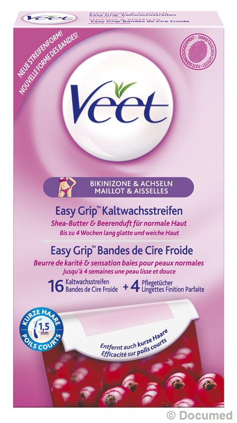VEET Kaltwachsstreifen Achseln Bikini 16 Stk