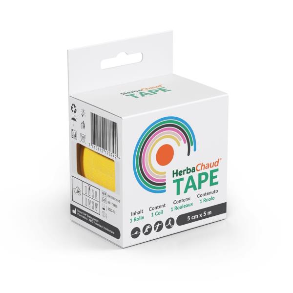 HERBACHAUD Tape 5cmx5m gelb