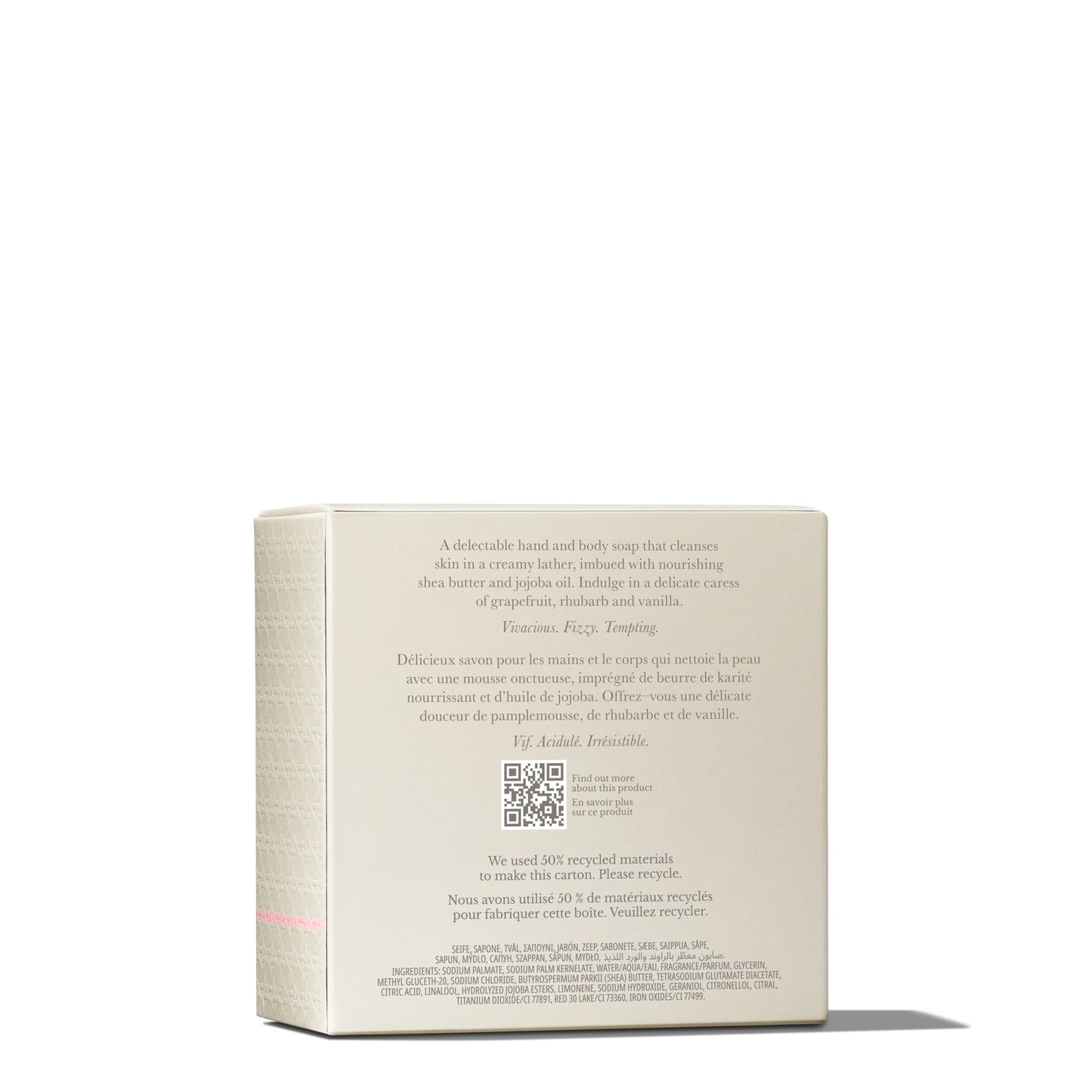 MOLTON BROWN Delicious Rhubarb & Rose Perfumed Soap