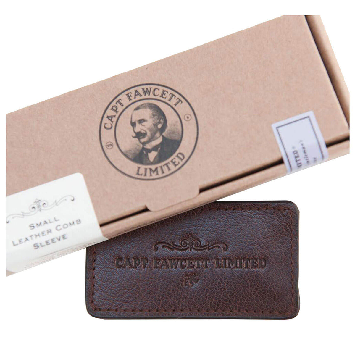 CAPTAIN FAWCETT Leather Case for Moustache Comb (Lederetui)