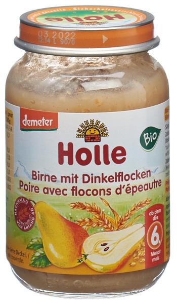 HOLLE Birne mit Dinkelflocken Bio 190 g