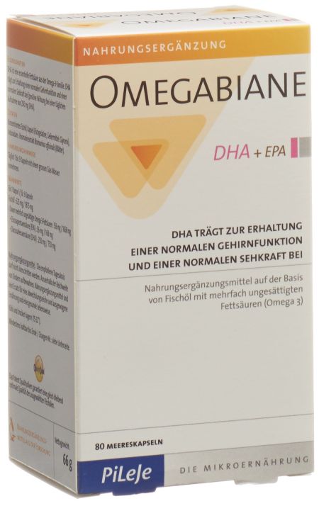 OMEGABIANE DHA + EPA Kaps Blist 80 Stk