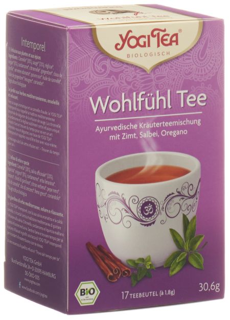 YOGI TEA Wohlfühl Tee 17 Btl 1.8 g