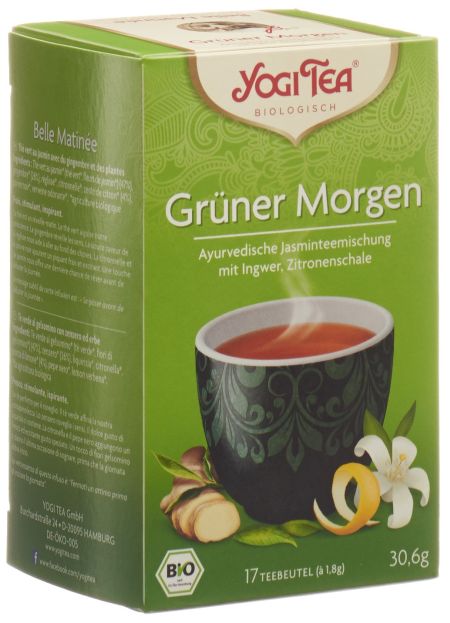YOGI TEA Grüner Morgen 17 Btl 1.8 g