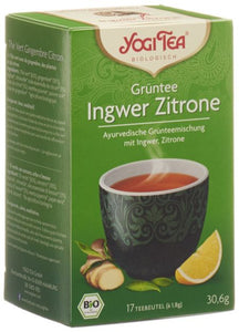 YOGI TEA GrÃ¼ntee Ingwer Zitrone 17 Btl 1.8 g