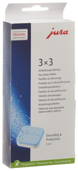JURA Entkalkungstabletten Pack für 3 Entkalkungen