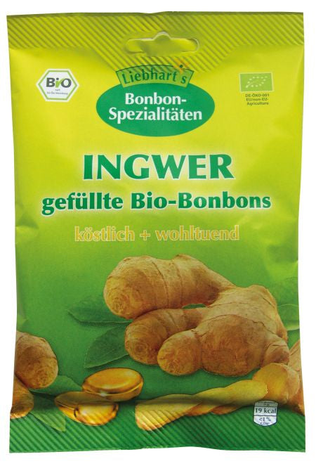 LIEBHARTS Bonbons Ingwer Bio Btl 100 g
