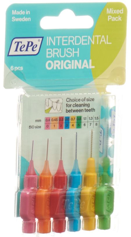 TEPE Interdental Brush ass 6 Stk Blist