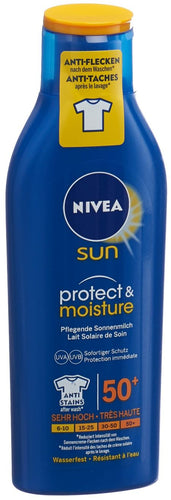 NIVEA Sun Protect&Moist Sonnenmilch LSF50+ 200 ml